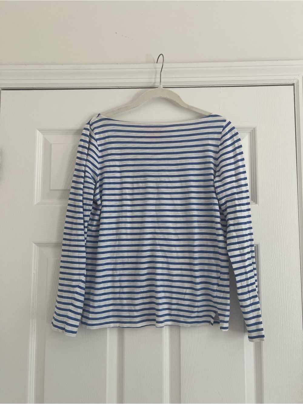 3/4 Sleeve JOE French Riviera Blue and White Striped Tee